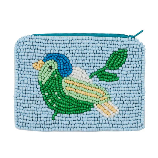 CTC -  Bluebell Beaded Pouch