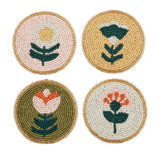 CTC - Freya Beaded Coaster - 4 Assort