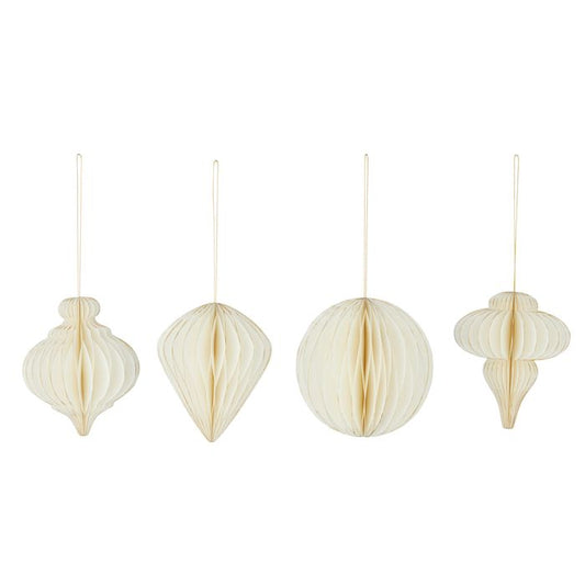 CTC - Paper Hanging Decoration - Set of 4