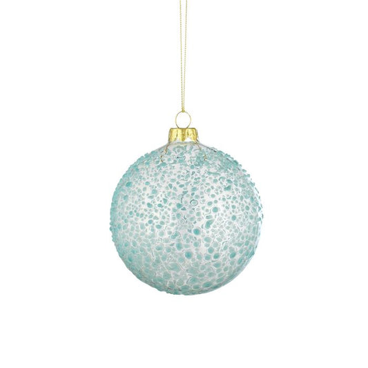 CTC - Glass Bauble - Blue Crystal