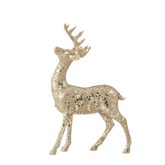 CTC - Gold Glitter Standing Deer