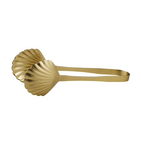 CTC - Clam Stainless Steel Tongs - Gold