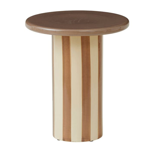 CTC - Rayas Ceramic Side Table - Tan