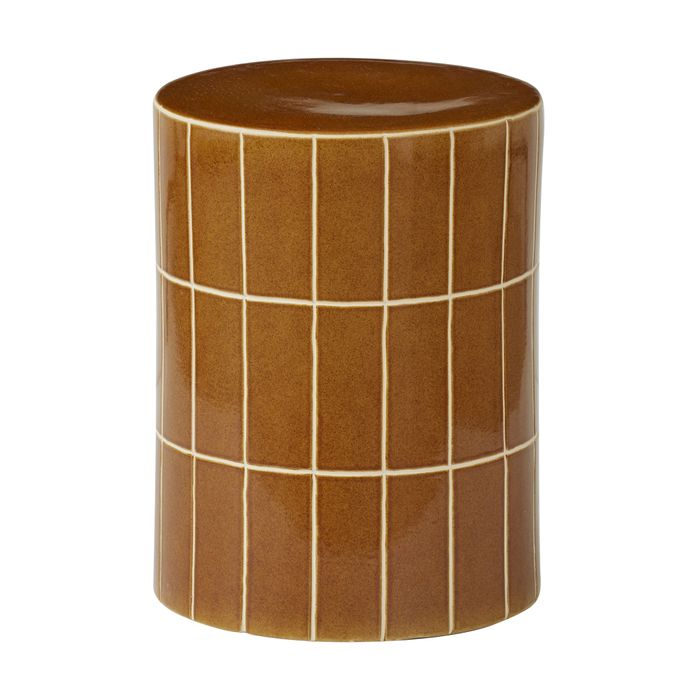 CTC - Boyd Ceramic Tile Stool - Tan