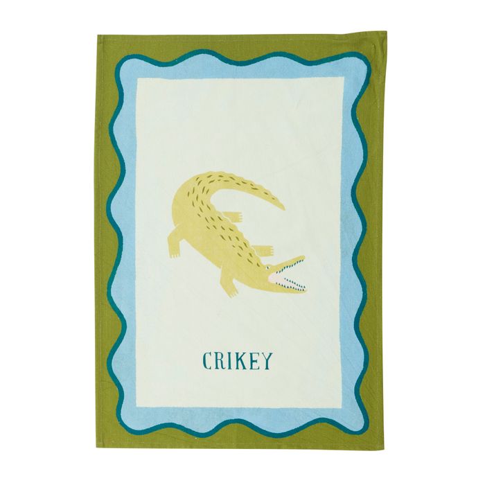 CTC - Crikey Croc - Cotton Tea Towel