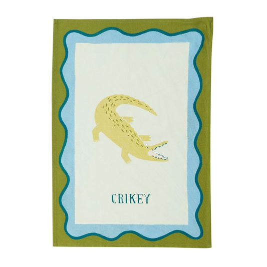 CTC - Crikey Croc - Cotton Tea Towel