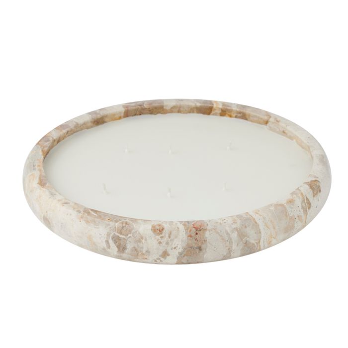 CTC - Sarang Marble Candle Bowl - Lotus