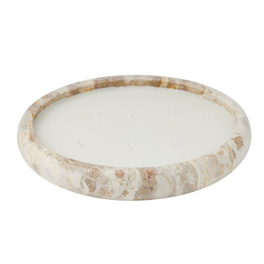 CTC - Sarang Marble Candle Bowl - Lotus