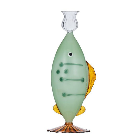 CTC - Quirky Atlantic Fish Glass Candle Holder