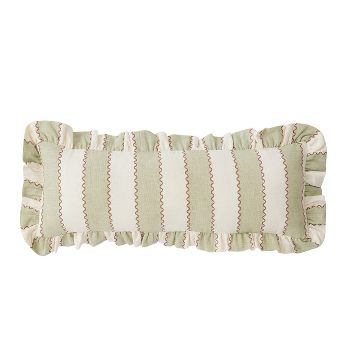 CTC - Camilla Cotton Cushion -Pistachio - 25x70cm