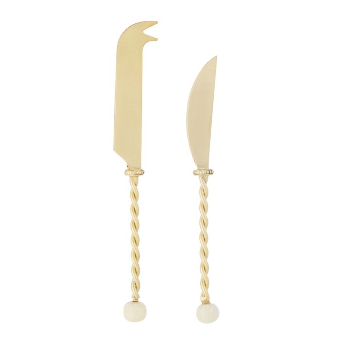 CTC - S/2 Stainless Steel Resin Knives - Ivory