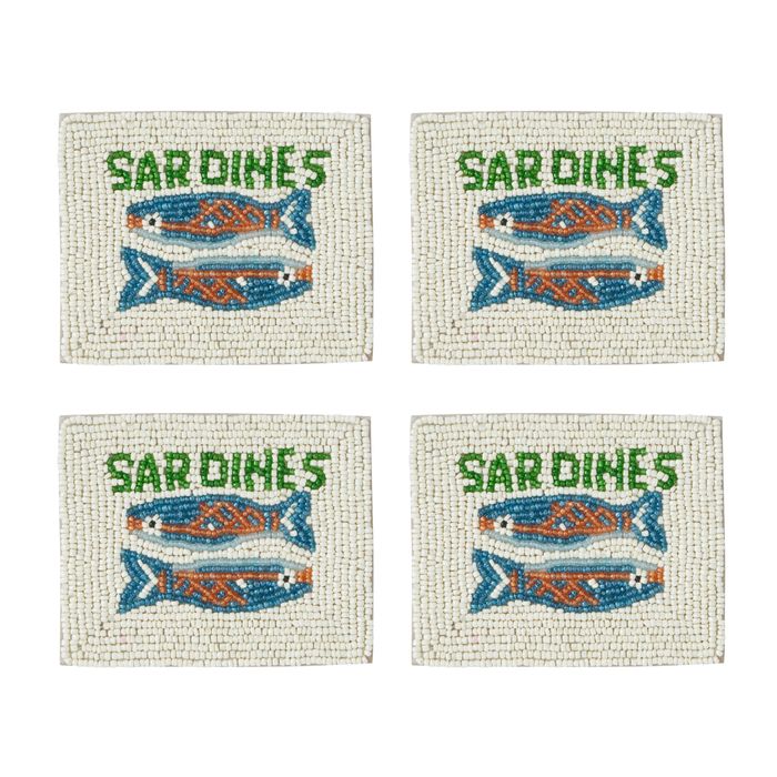 CTC - Sardine Beaded Coasters