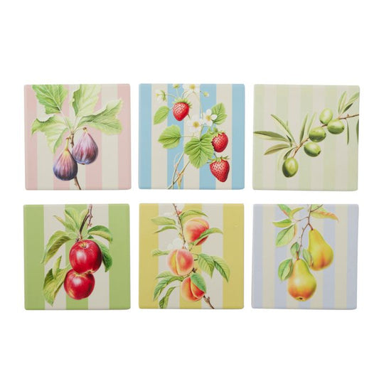 CTC - Fruit Square Ceramic Coaster