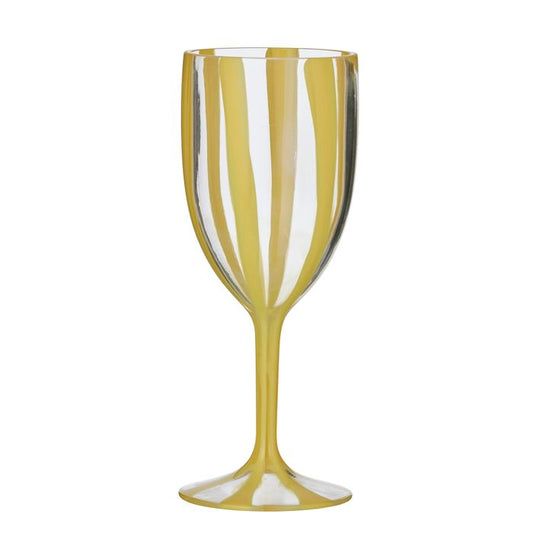 CTC - Cabana Acrylic Wine Glass - Yellow