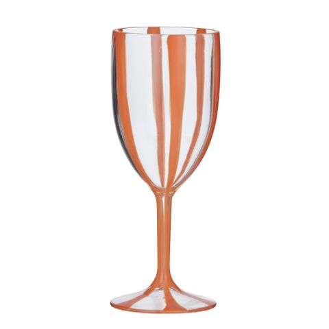 CTC - Cabana Acrylic Wine Glass - Orange