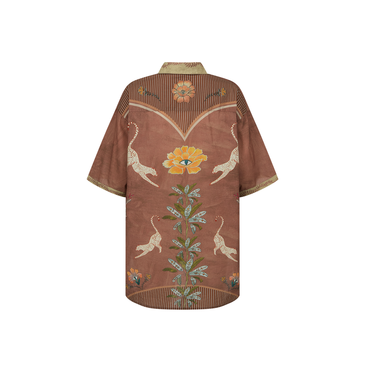 Wandering Folk - Eye of the Jungle Shirt - Hazel