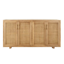 Load image into Gallery viewer, Amalfi - Jordan Rattan/Timber Buffet Unit - Walnut
