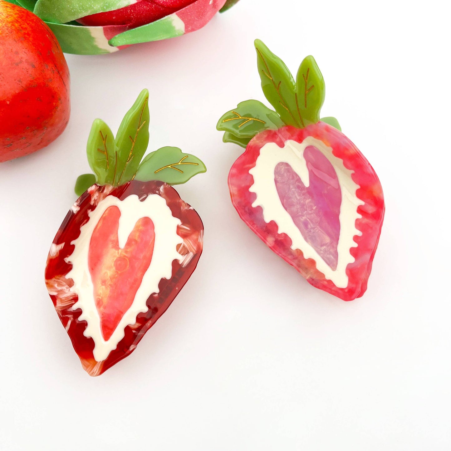 Diva - Strawberry Claw Clips