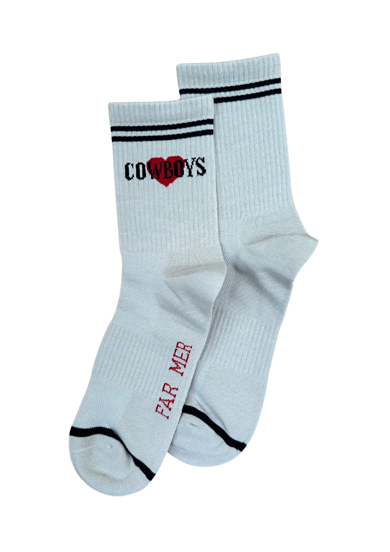 FAR MER By Whitney - Love Cowboys - Boot Socks