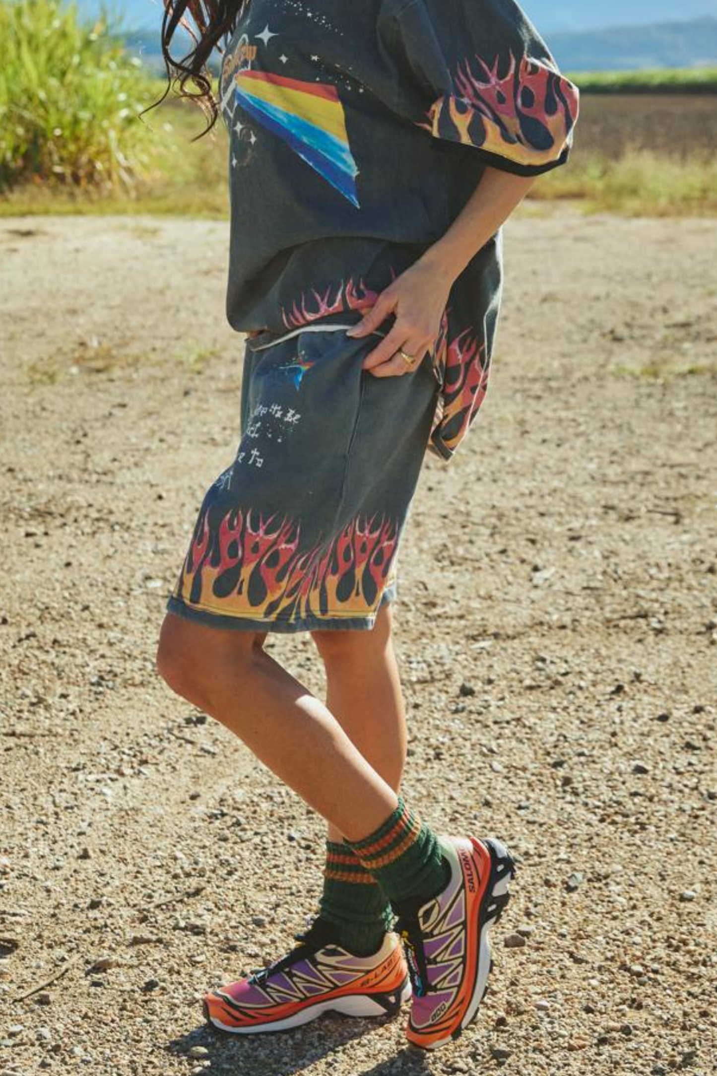 Sabbi - The Flaming Black Shorts