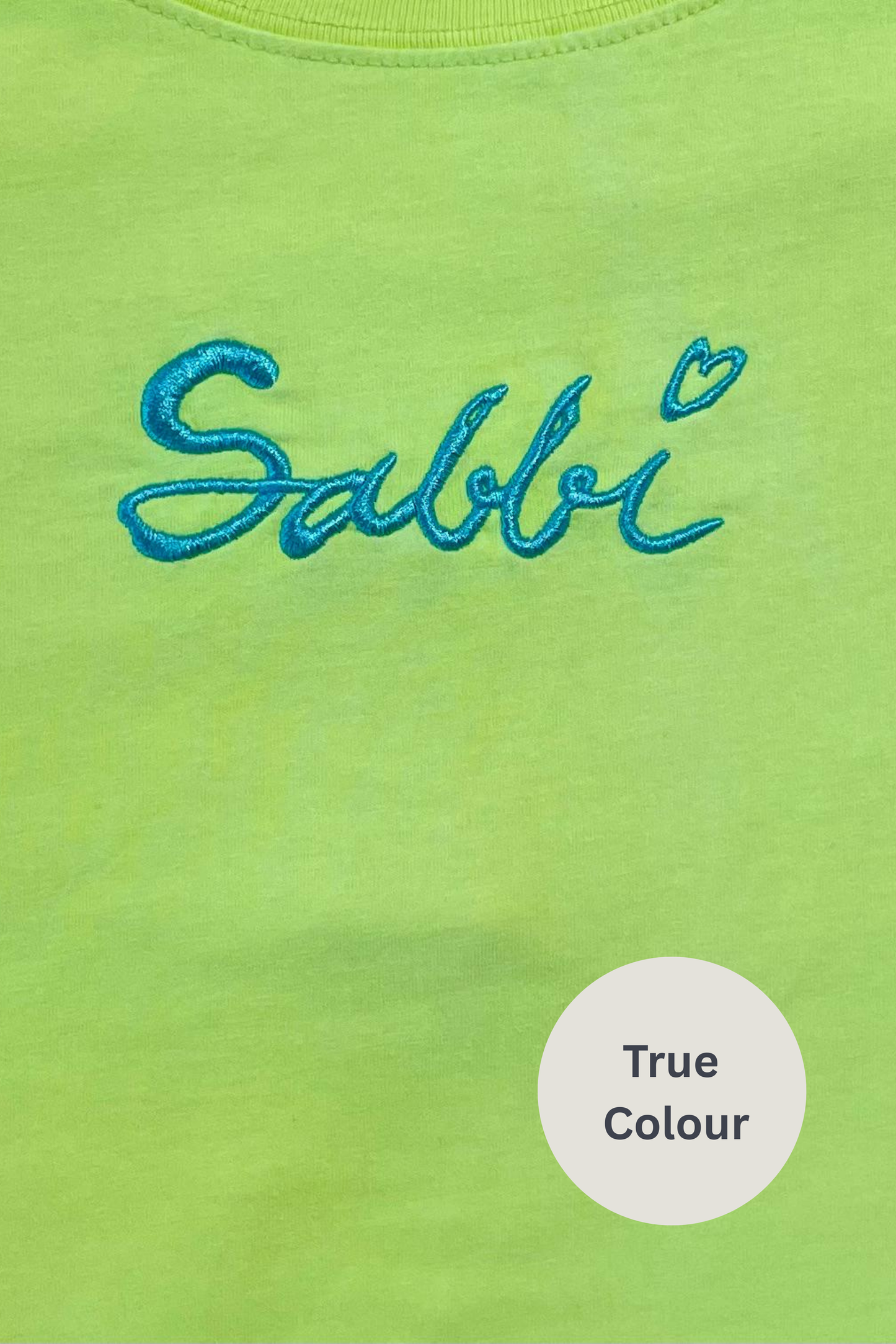 Sabbi - The Very Oversized Standout Tee - Fluro Lemon