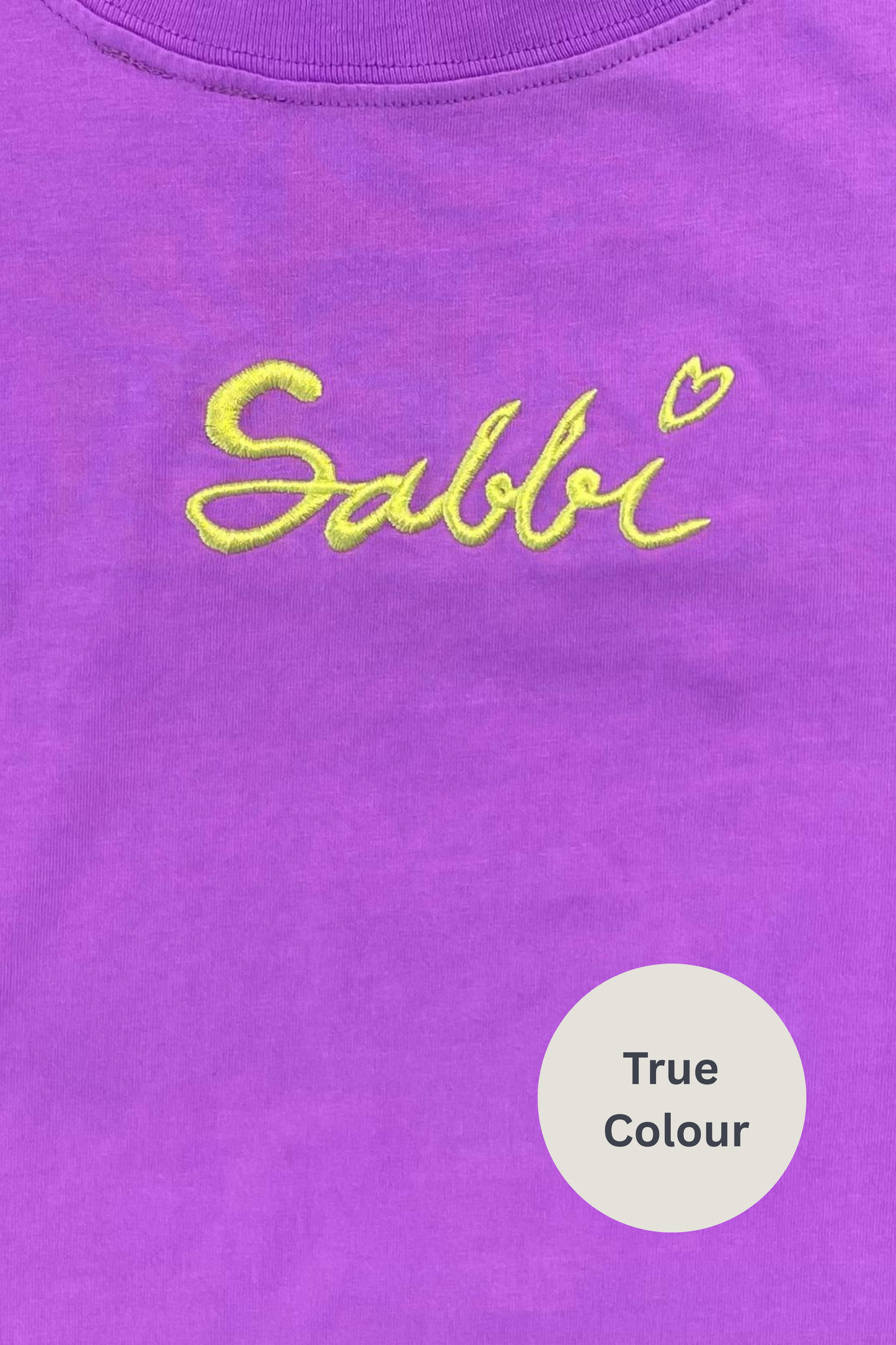Sabbi - The Very Oversized Standout Tee - Fluro Violet