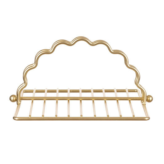 Davis & Waddell - Scalloped Napkin Holder - Gold