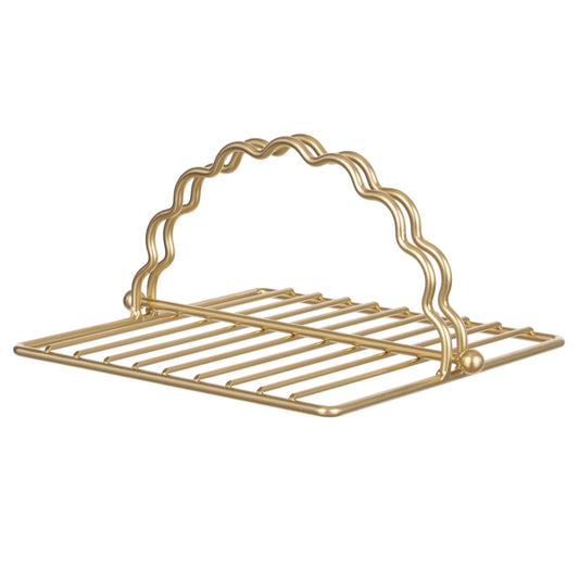 Davis & Waddell - Scalloped Napkin Holder - Gold