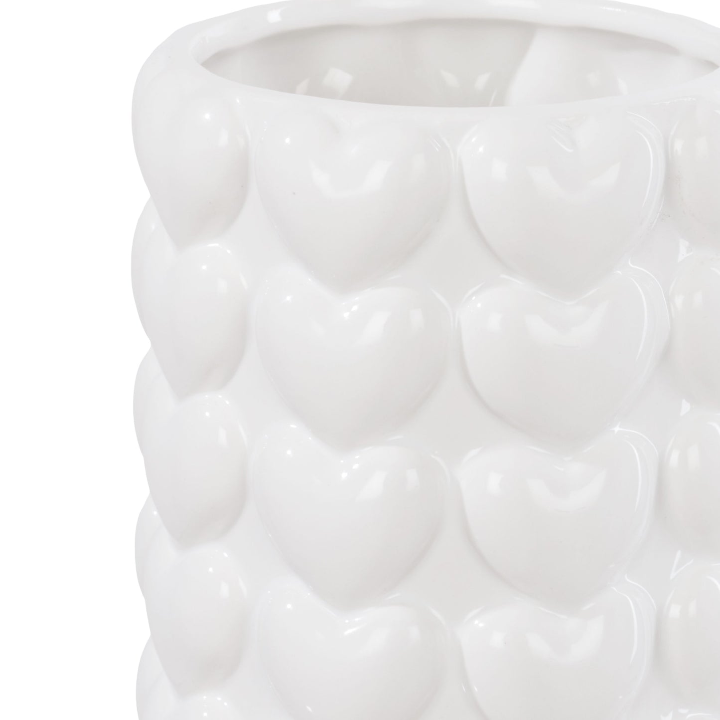 Emporium - Sweetheart Vase - White