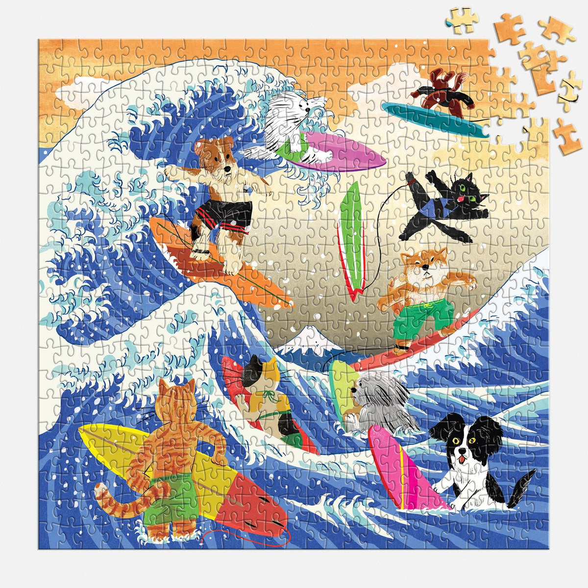 Galison - The Great Surf Puzzle - 500pc