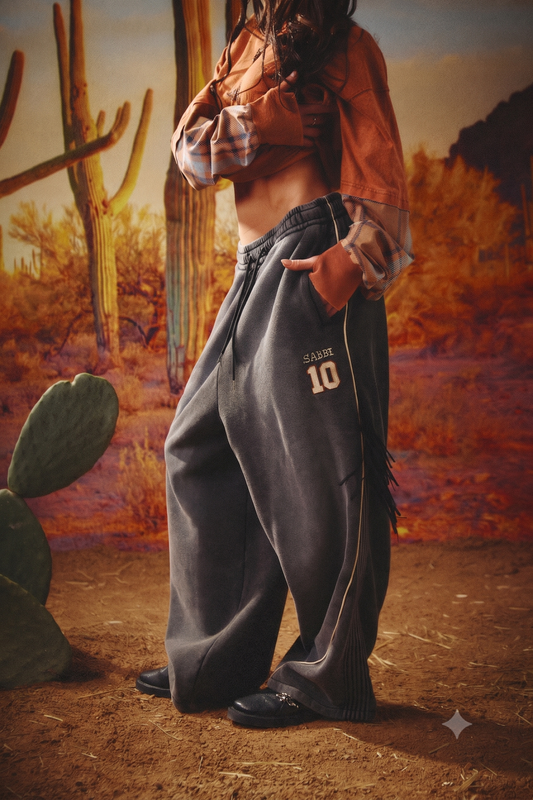 Sabbi - THE HAPPY CHAP WIDE LEG SWEAT PANTS