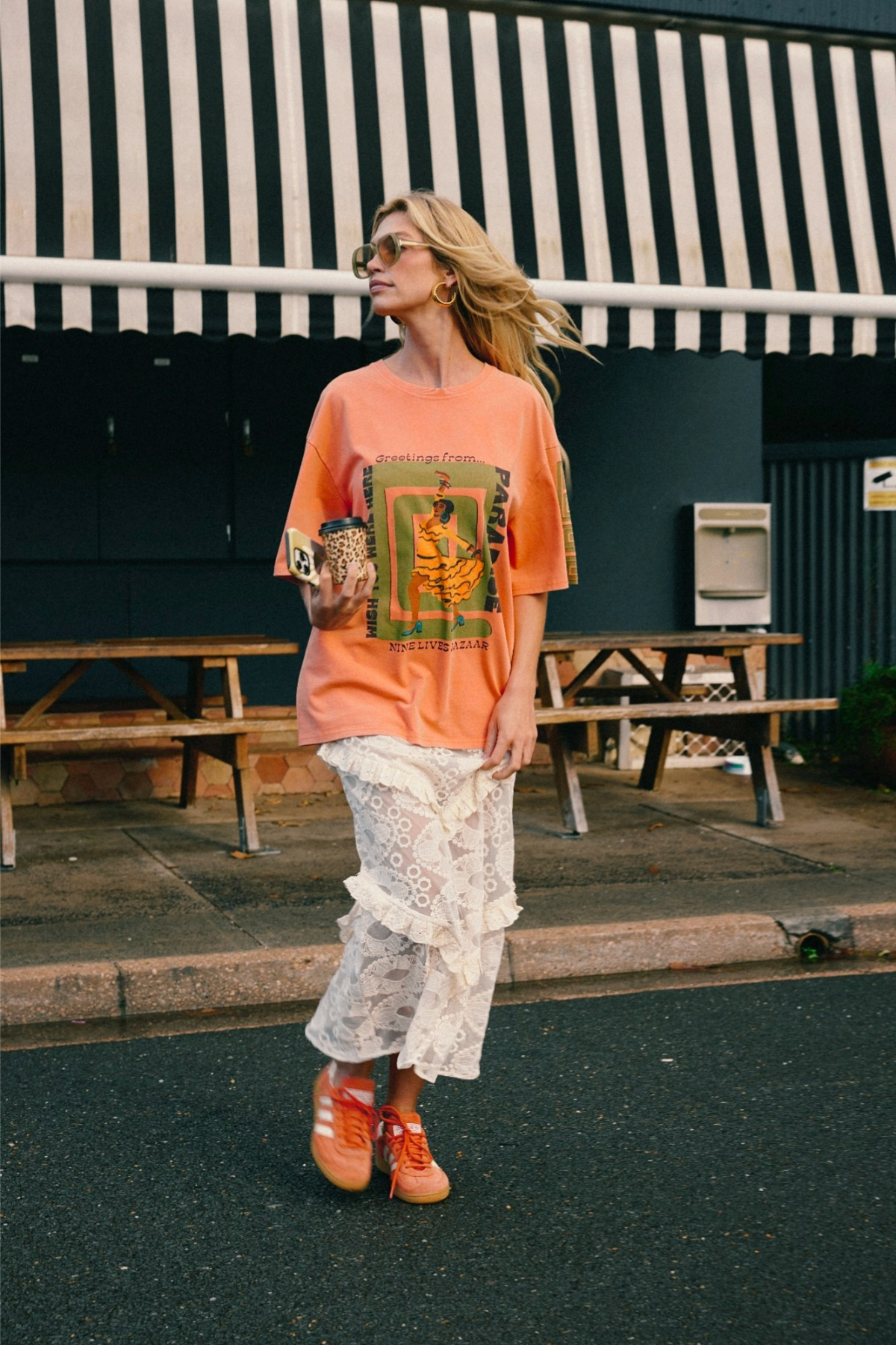 Nine Lives Bazaar - Havana Tee - Iris