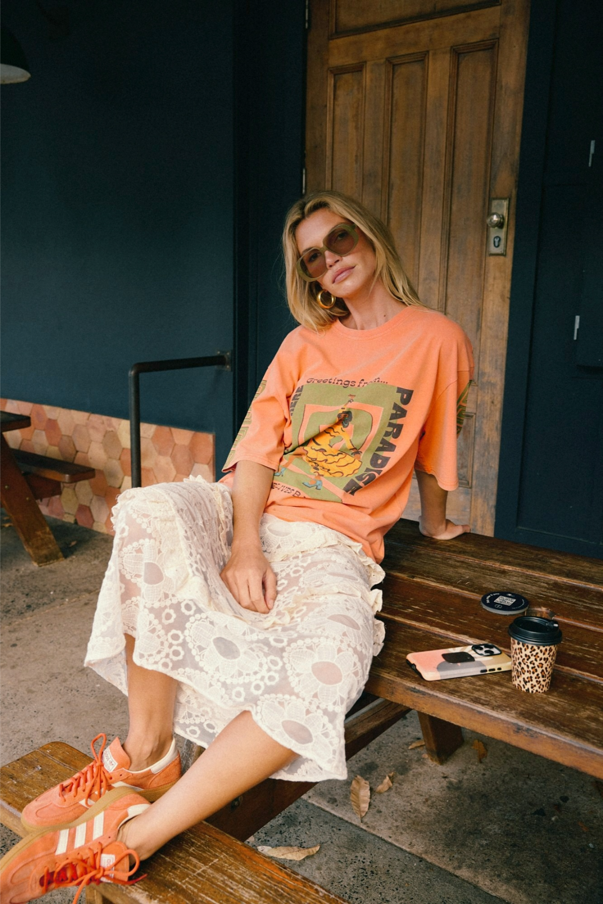 Nine Lives Bazaar - Havana Tee - Iris