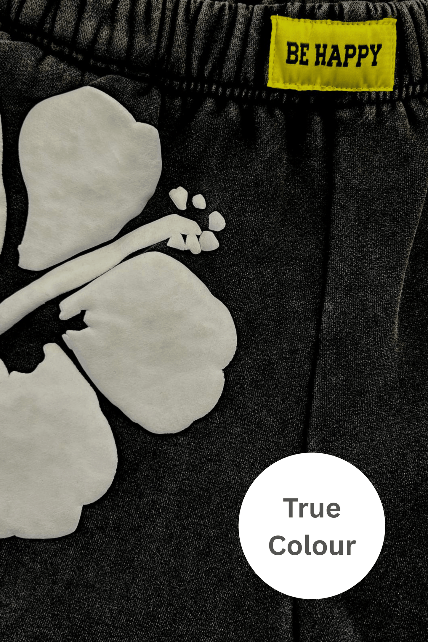 Sabbi - The Happy Hibiscus Shorts - Black