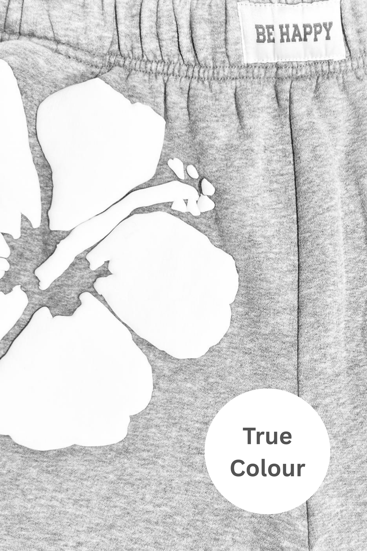 Sabbi - The Happy Hibiscus Shorts - Grey