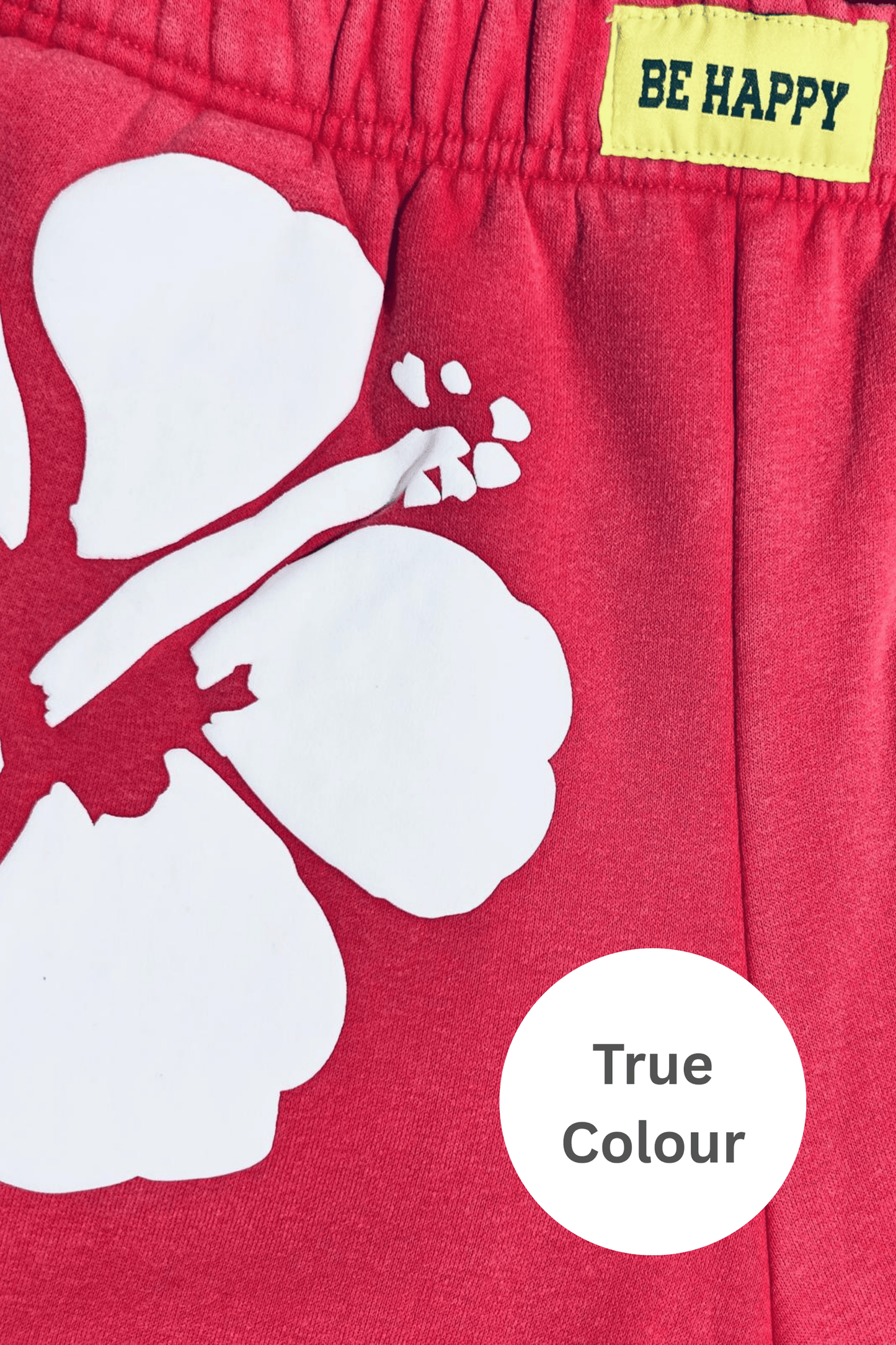 Sabbi - The Happy Hibiscus Shorts - Red