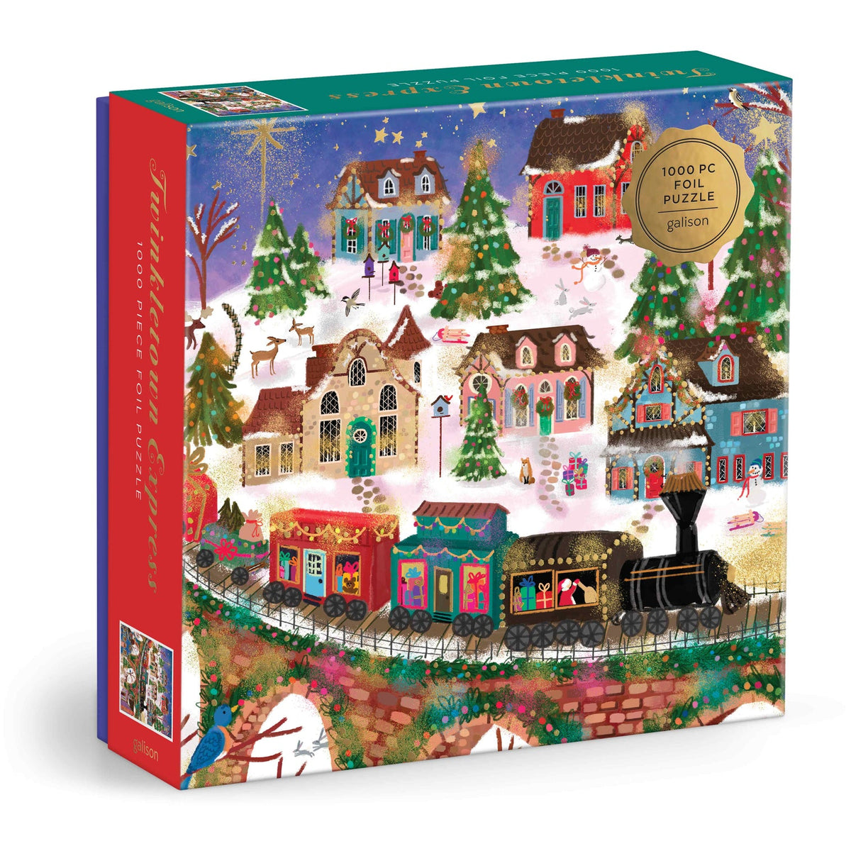 Galison - Joy Laforme - Twinkletown Express Foil Puzzle - 1000pc