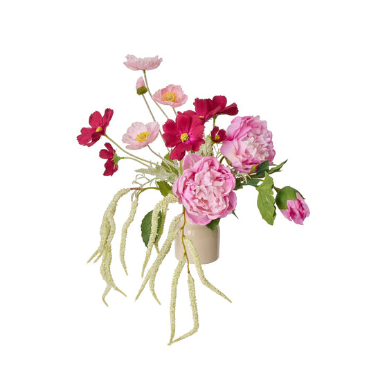 Rogue - Peony Poppy Mix - Nani Vase - Pink & Purple