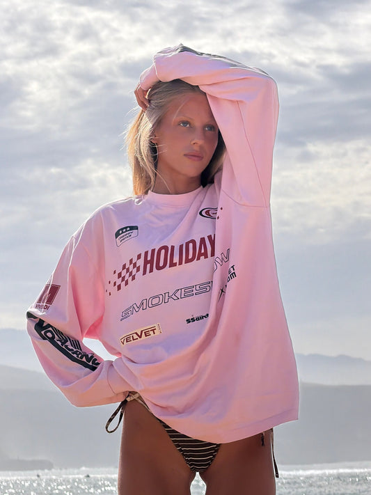 SSAINT Apparel - Signature Moto Tee - Pink