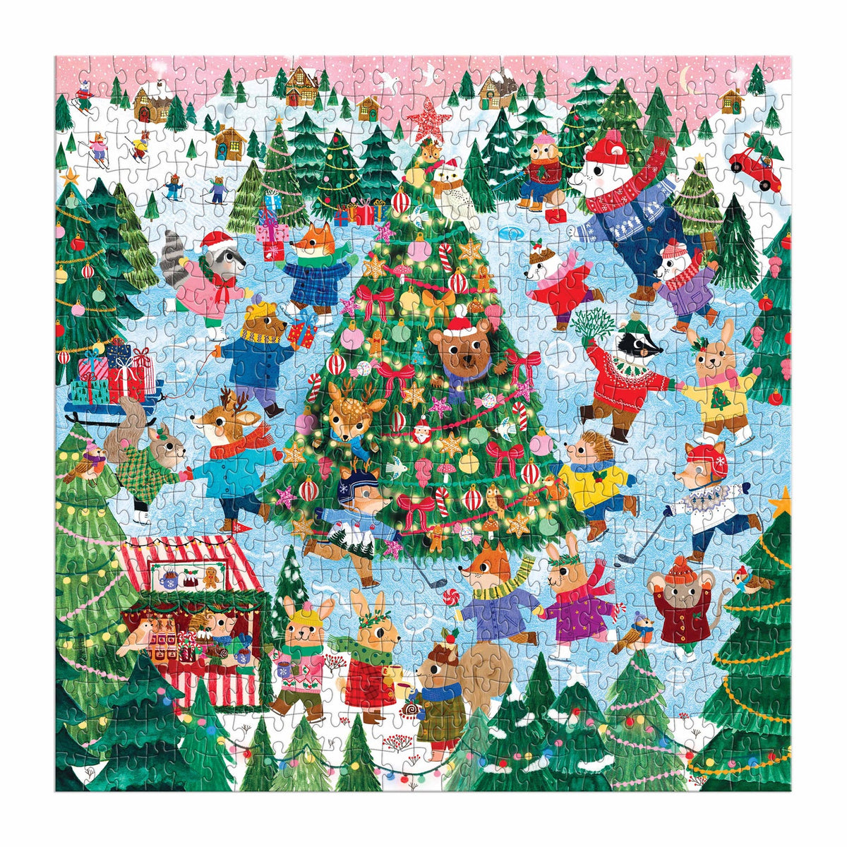 Mudpuppy - Winter Whirl Puzzle - 500pc