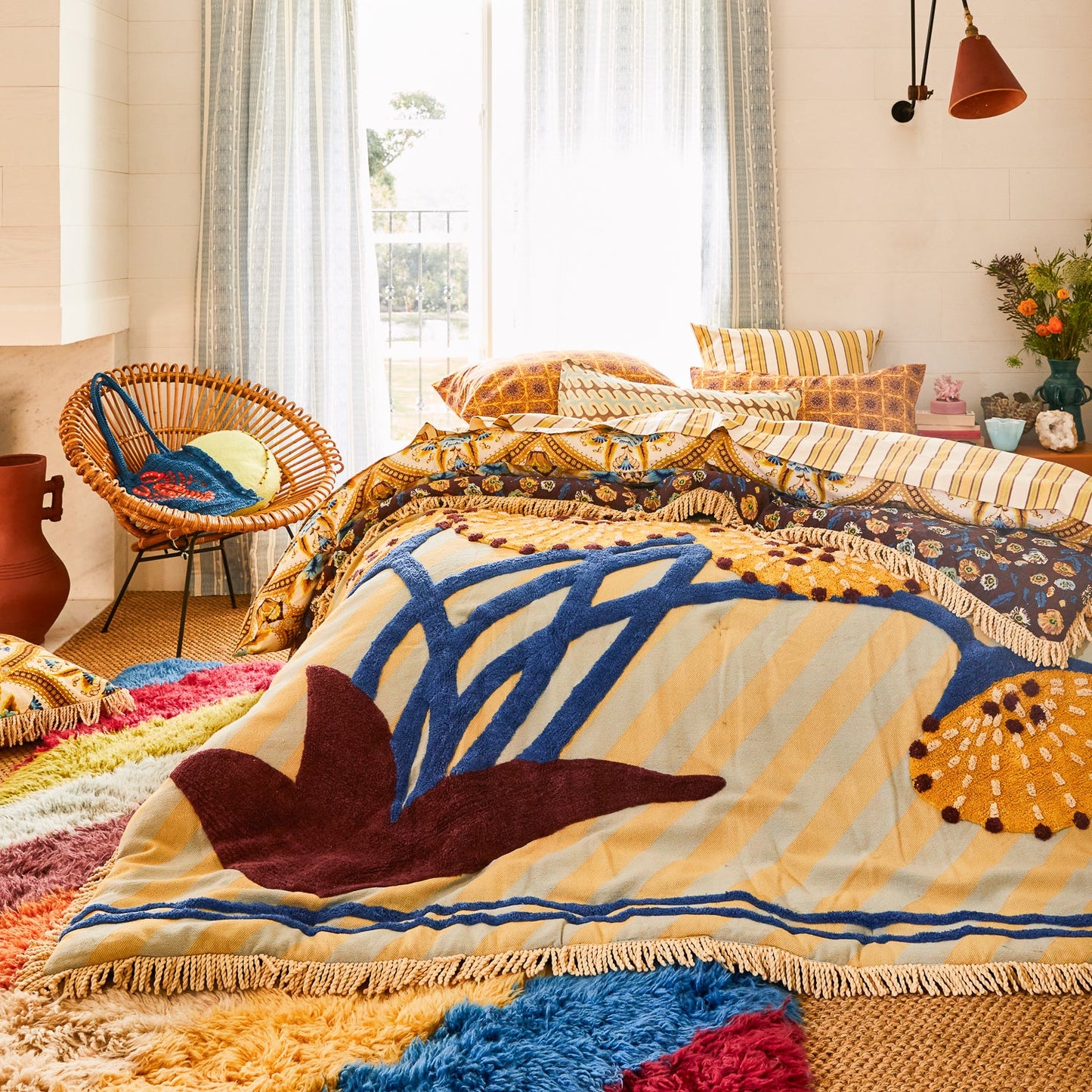 Sage X Clare - Delphine Tufted Bedcover