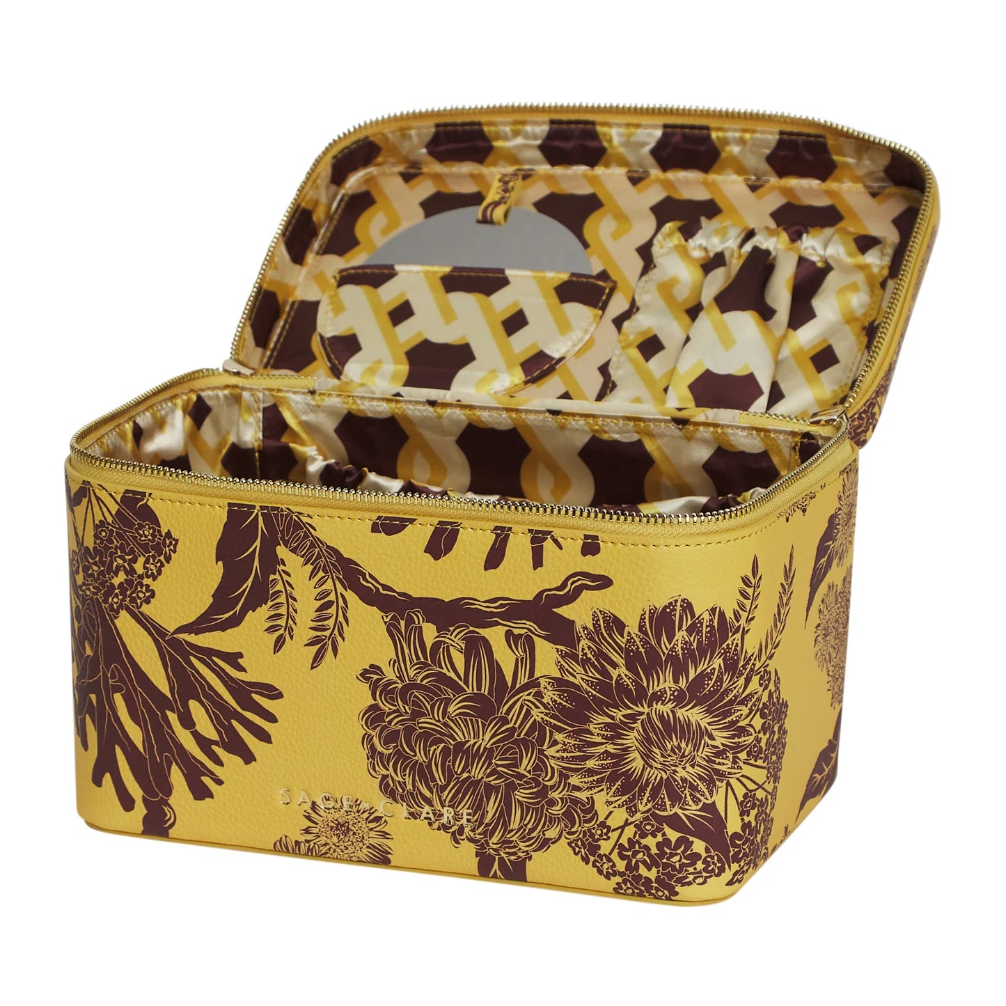 Sage X Clare - Delphine Large Vanity Case - Dune