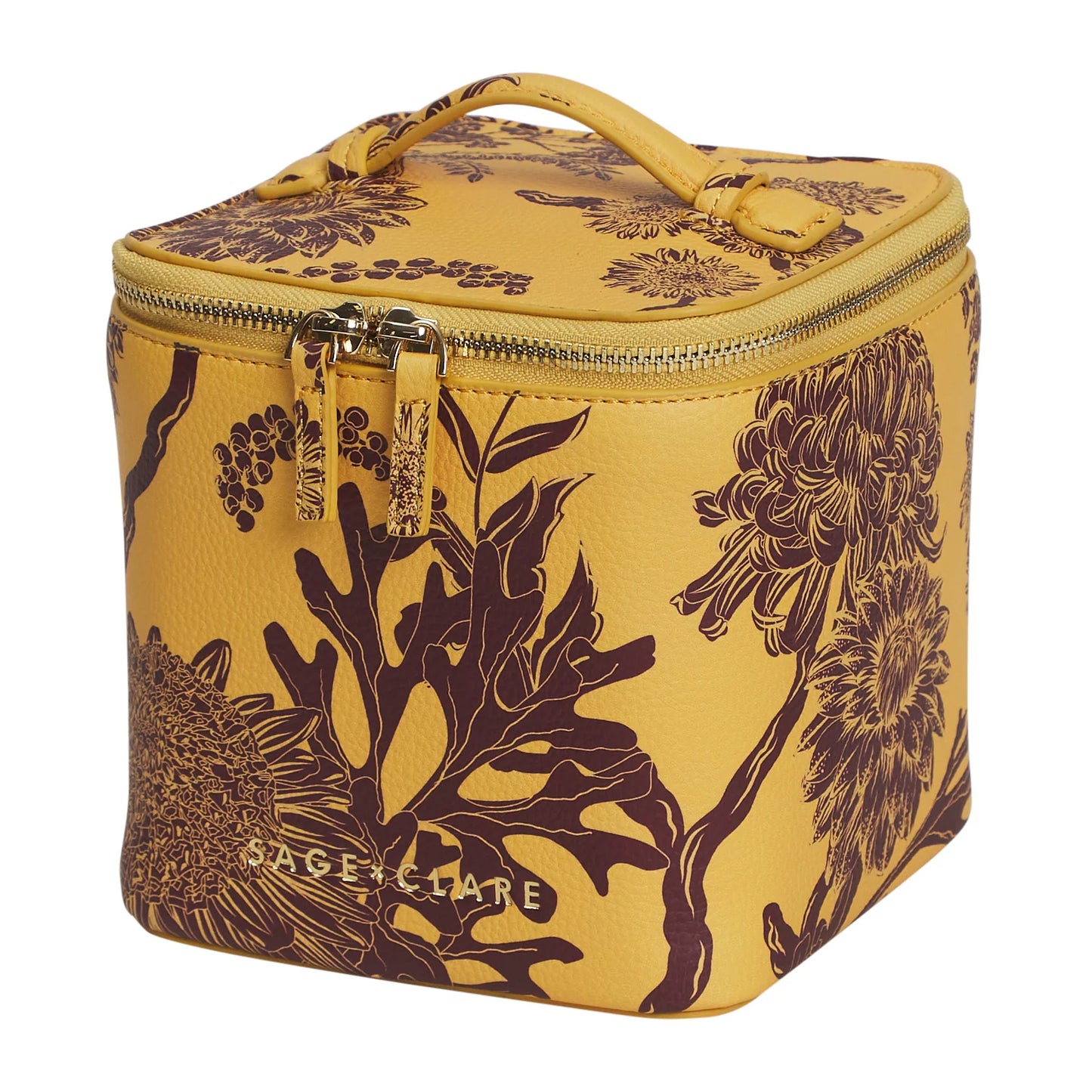 Sage X Clare - Delphine Small Vanity Case - Dune