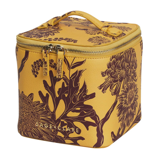 Sage X Clare - Delphine Small Vanity Case - Dune