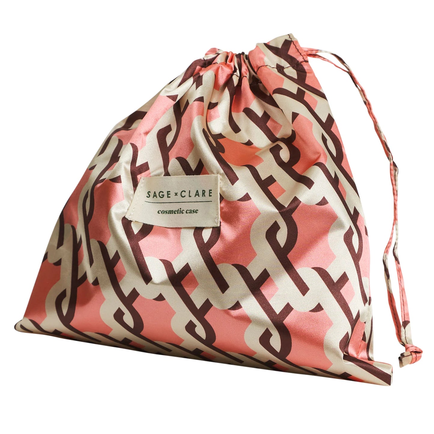 Sage X Clare - Delphine Cosmetic Pouch - Garnet