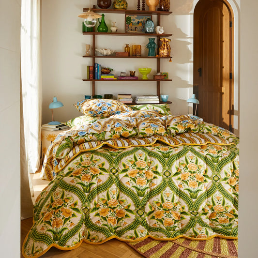 Sage X Clare - Margaret Scalloped Coverlet