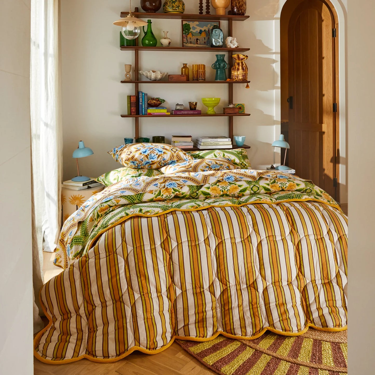 Sage X Clare - Margaret Scalloped Coverlet