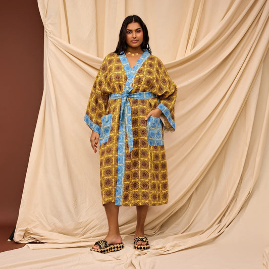 Sage X Clare - Gabriella Cotton Robe