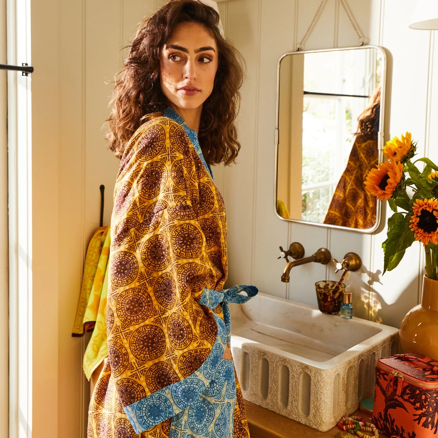 Sage X Clare - Gabriella Cotton Robe