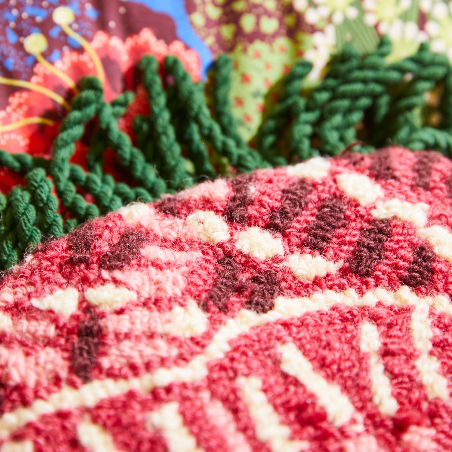 Sage X Clare - Claudelle Punch Needle Cushion